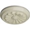 Ekena Millwork Olivia Ceiling Medallion (Fits Canopies up to 2 1/8"), Hand-Painted Clear Yellow, 7 7/8"OD x 1 1/8"P CM07OLCYF - alternate 3